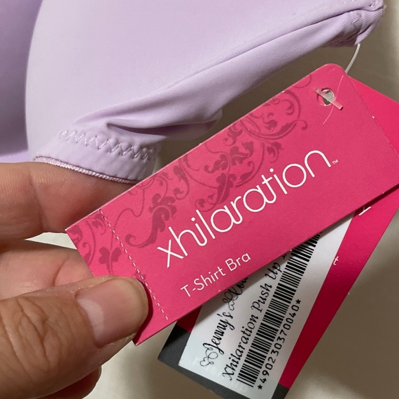 Xhilaration Push Up Bra Underwire Lilac Purple T-Shirt Bra Lot of 2 Size 32D - Picture 5 of 12